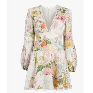 NWT! Zimmerman Heather Flounce Dress